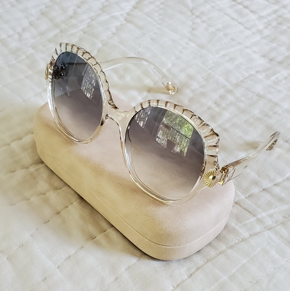 Chloe Accessories - Chloe champagne over sized sunglasses